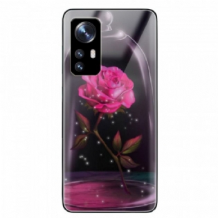Cover Xiaomi 12 / 12X Magic Pink Hærdet Glas