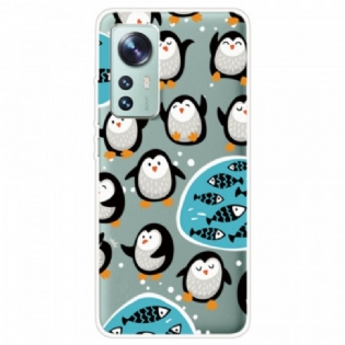 Cover Xiaomi 12 / 12X Pingviner Og Fisk