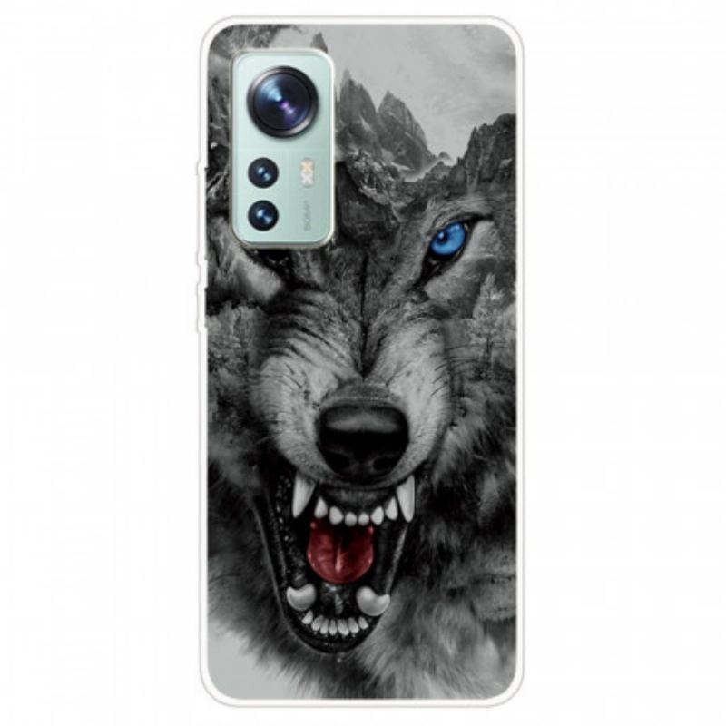 Cover Xiaomi 12 / 12X Silikone Wild Wolf