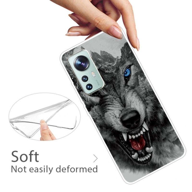 Cover Xiaomi 12 / 12X Silikone Wild Wolf