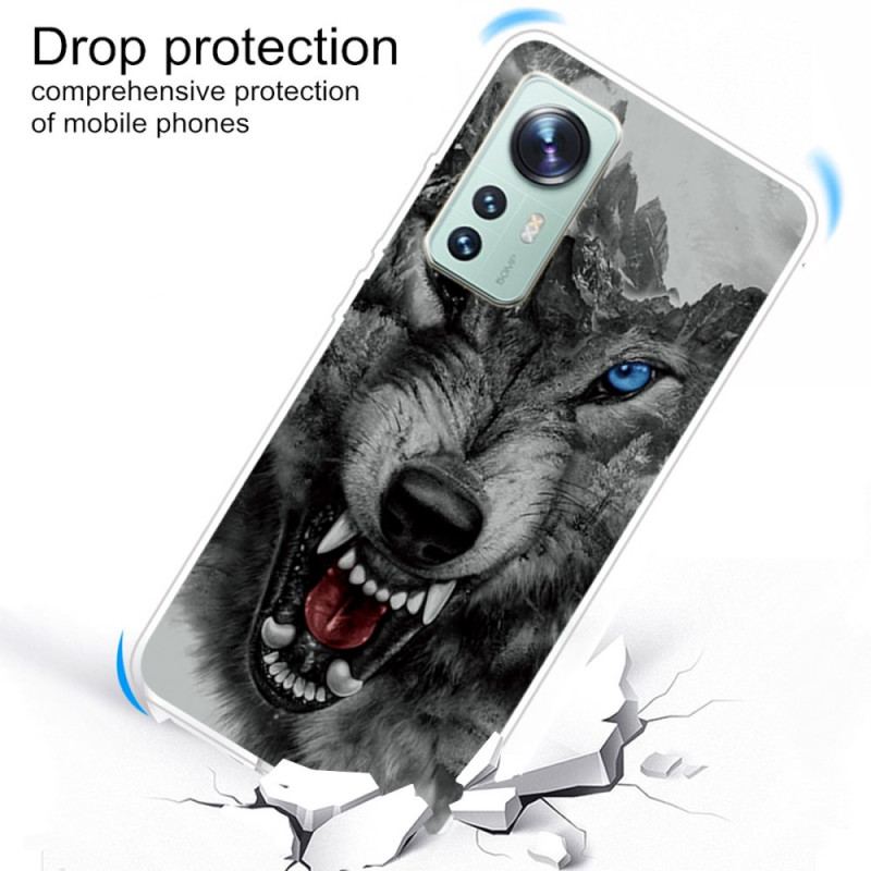 Cover Xiaomi 12 / 12X Silikone Wild Wolf