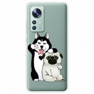 Cover Xiaomi 12 / 12X Sjove Hunde