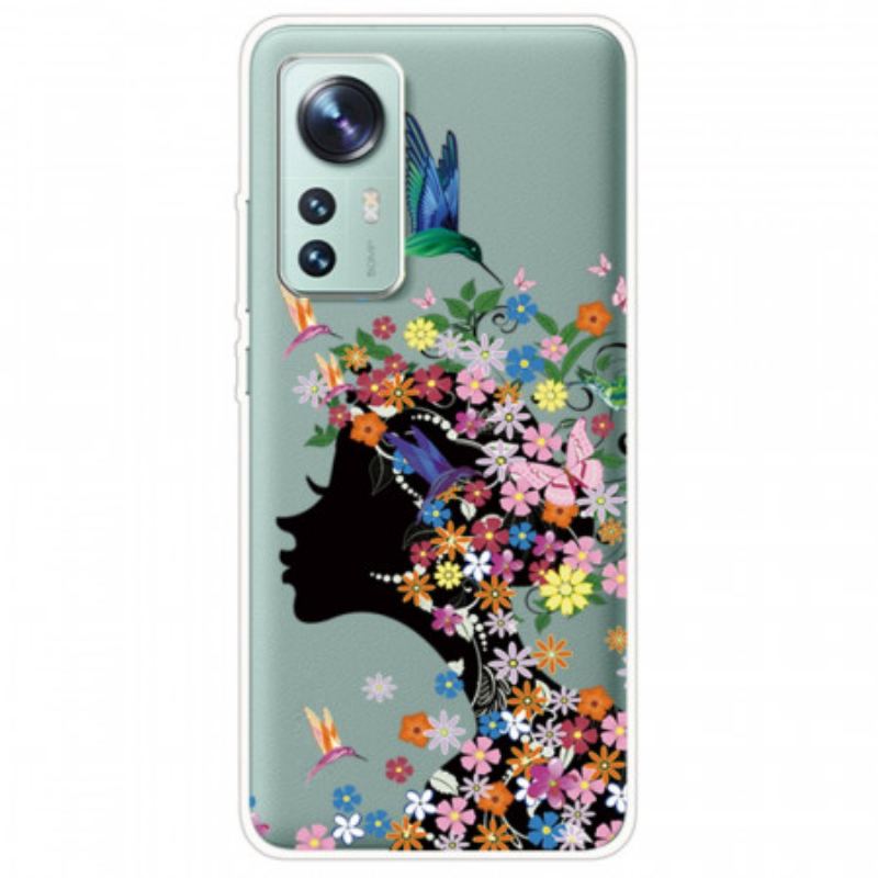 Cover Xiaomi 12 / 12X Smukt Blomsterhoved