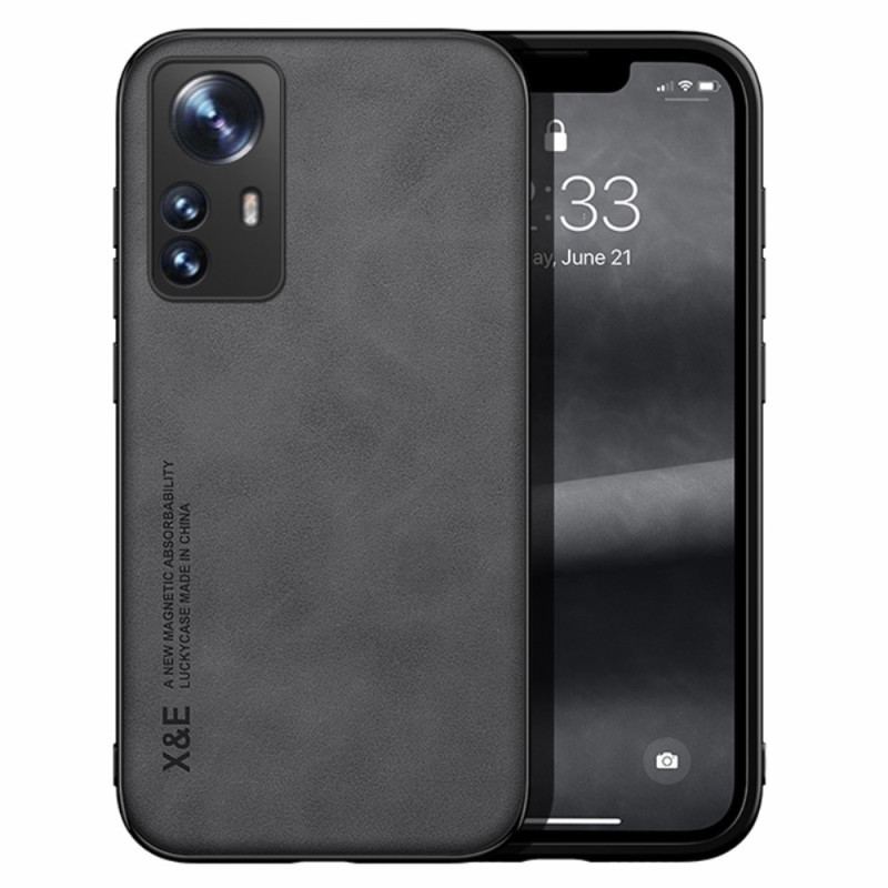 Cover Xiaomi 12 / 12X X&e Lædereffekt Læder