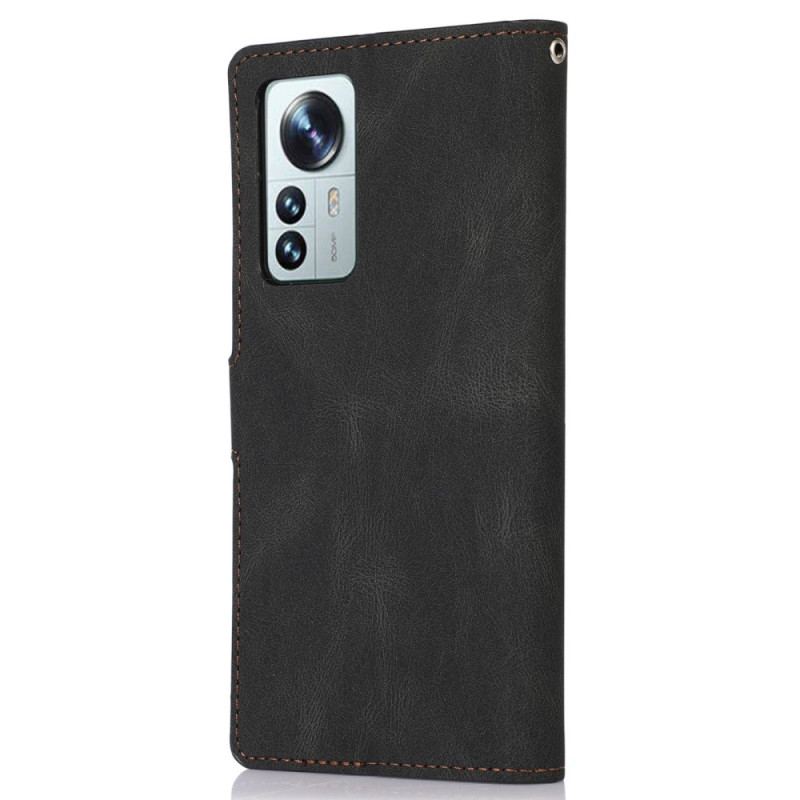 Flip Cover Xiaomi 12 / 12X Klassisk Retro