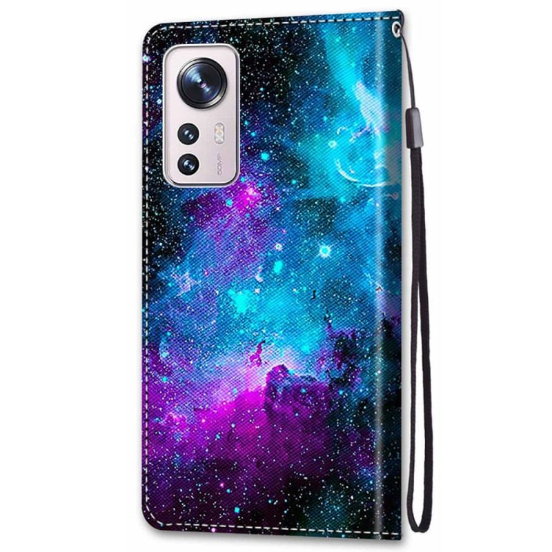 Flip Cover Xiaomi 12 / 12X Kosmisk Himmel