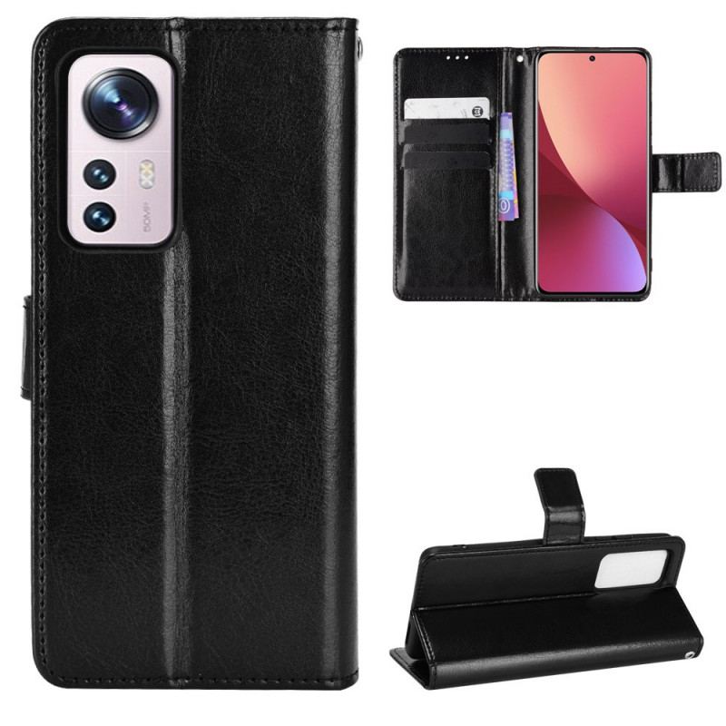 Flip Cover Xiaomi 12 / 12X Prangende Kunstlæder