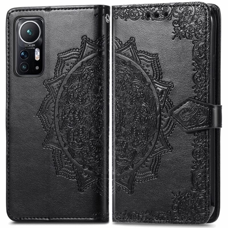 Læder Cover Xiaomi 12 / 12X Mandala Middelalder