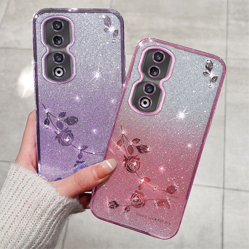 Cover Honor 90 Pro Gradient Color Glitter