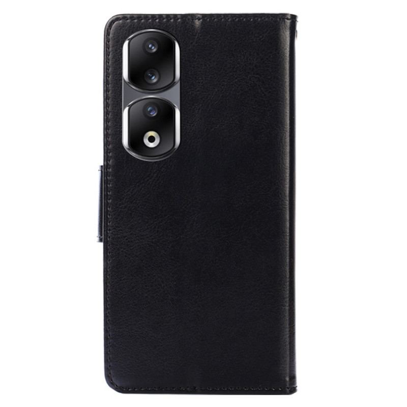 Flip Cover Honor 90 Pro Retro Stil