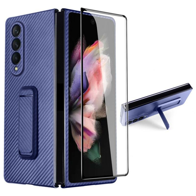 Cover Samsung Galaxy Z Fold 3 5G Beskyttelsessæt Support Og Skærmbeskytter