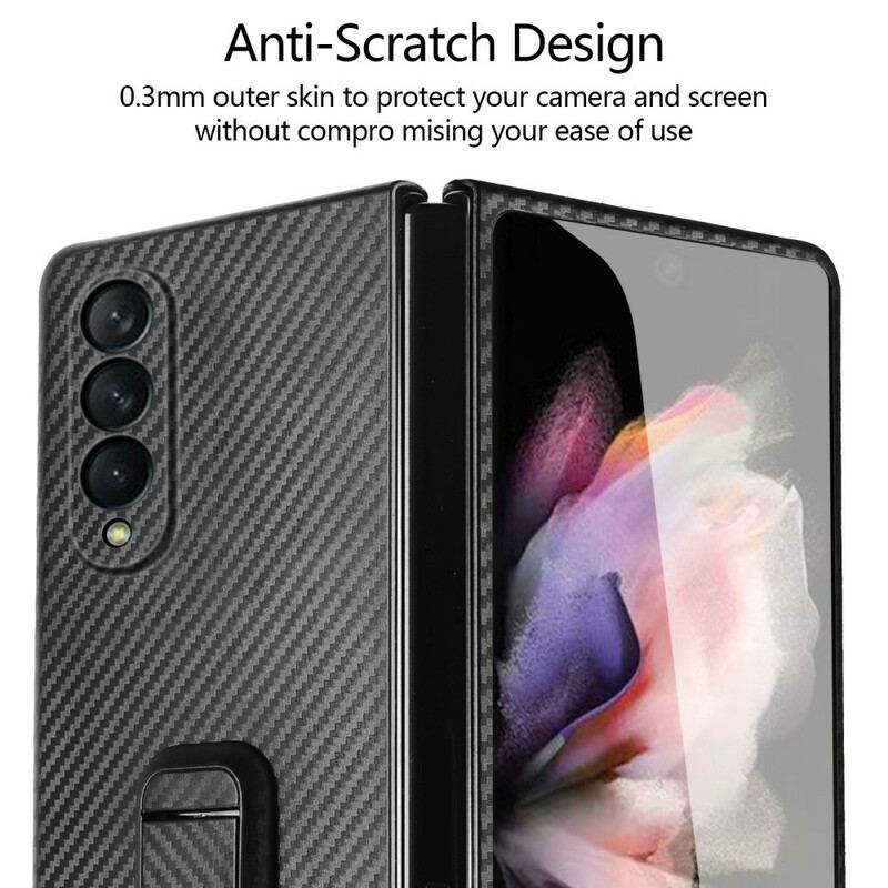 Cover Samsung Galaxy Z Fold 3 5G Beskyttelsessæt Support Og Skærmbeskytter