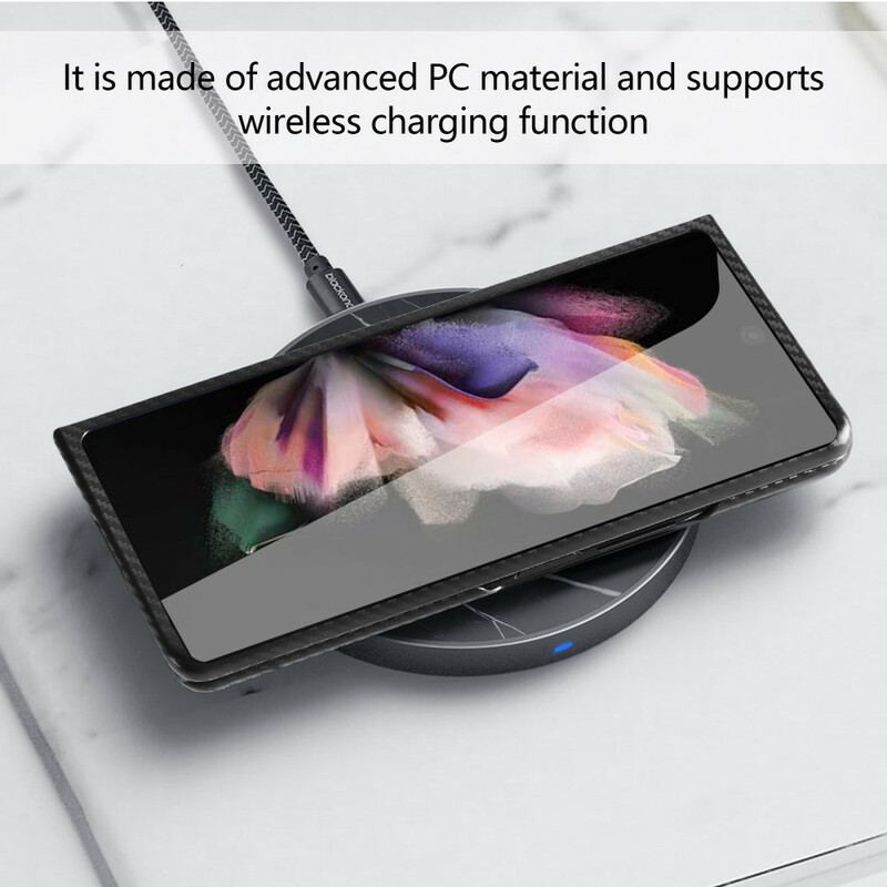 Cover Samsung Galaxy Z Fold 3 5G Beskyttelsessæt Support Og Skærmbeskytter