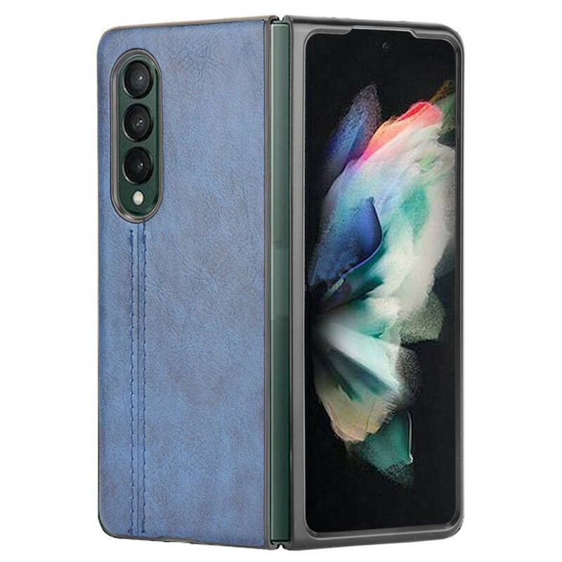 Cover Samsung Galaxy Z Fold 3 5G Couture Lædereffekt