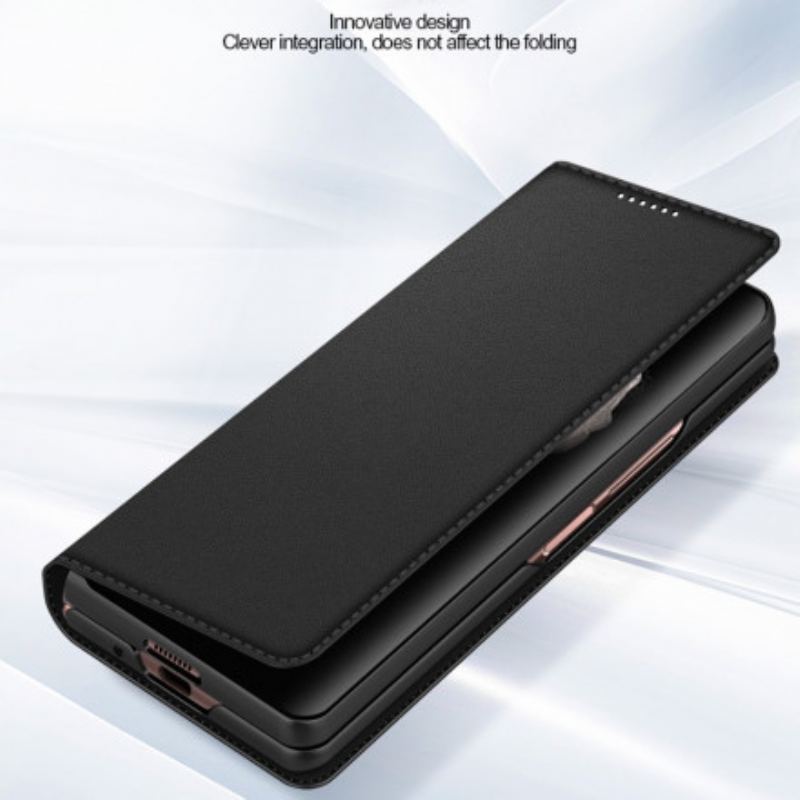 Cover Samsung Galaxy Z Fold 3 5G Flip Cover Skin-touch Split Læder