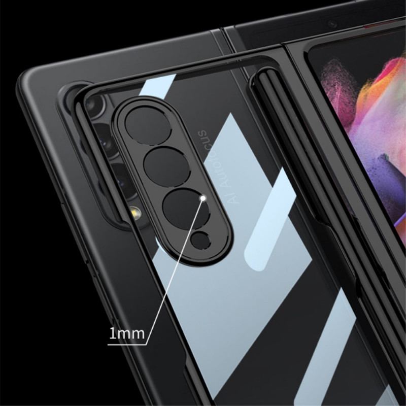 Cover Samsung Galaxy Z Fold 3 5G Gennemsigtig Med Gkk Stylus Holder