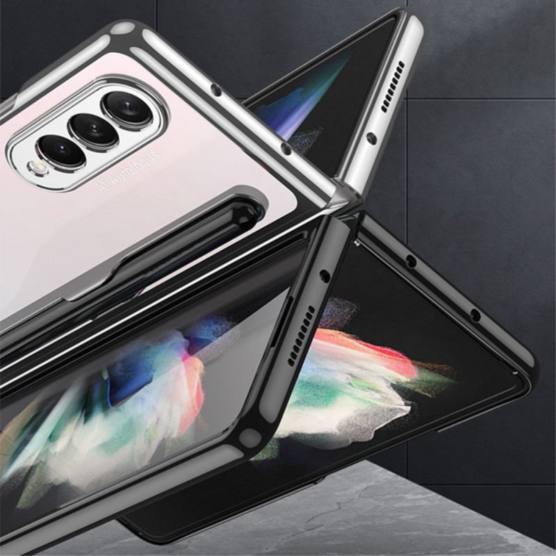 Cover Samsung Galaxy Z Fold 3 5G Gennemsigtig Med Gkk Stylus Holder