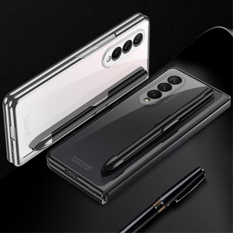 Cover Samsung Galaxy Z Fold 3 5G Gennemsigtig Med Gkk Stylus Holder