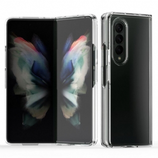 Cover Samsung Galaxy Z Fold 3 5G Gennemsigtige Farvede Kanter