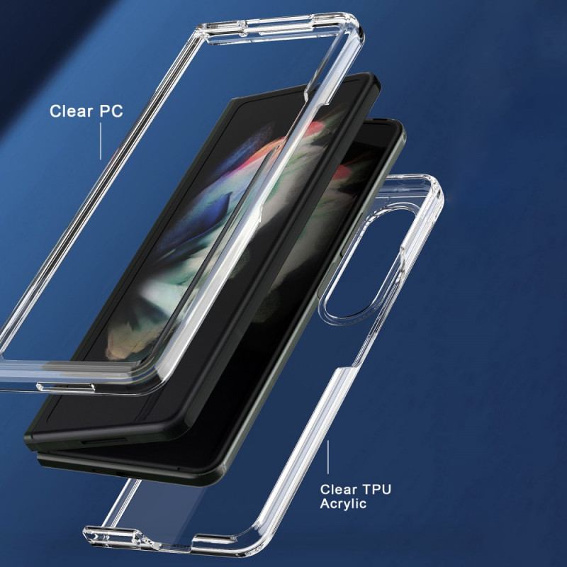 Cover Samsung Galaxy Z Fold 3 5G Gennemsigtige Farvede Kanter