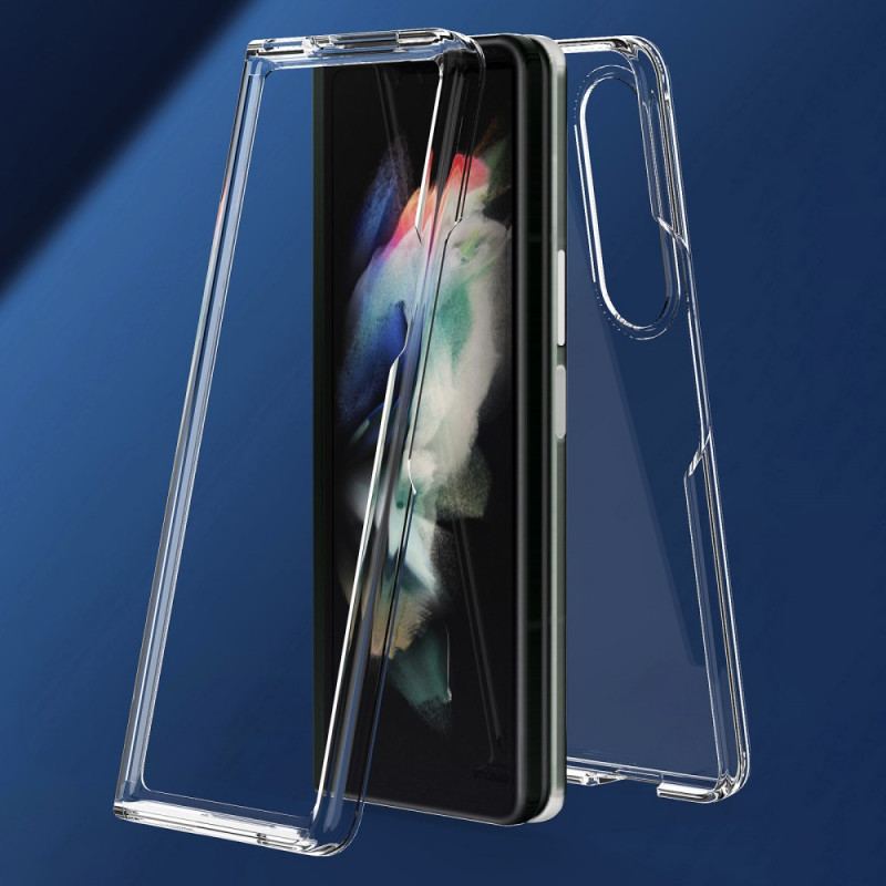 Cover Samsung Galaxy Z Fold 3 5G Gennemsigtige Farvede Kanter