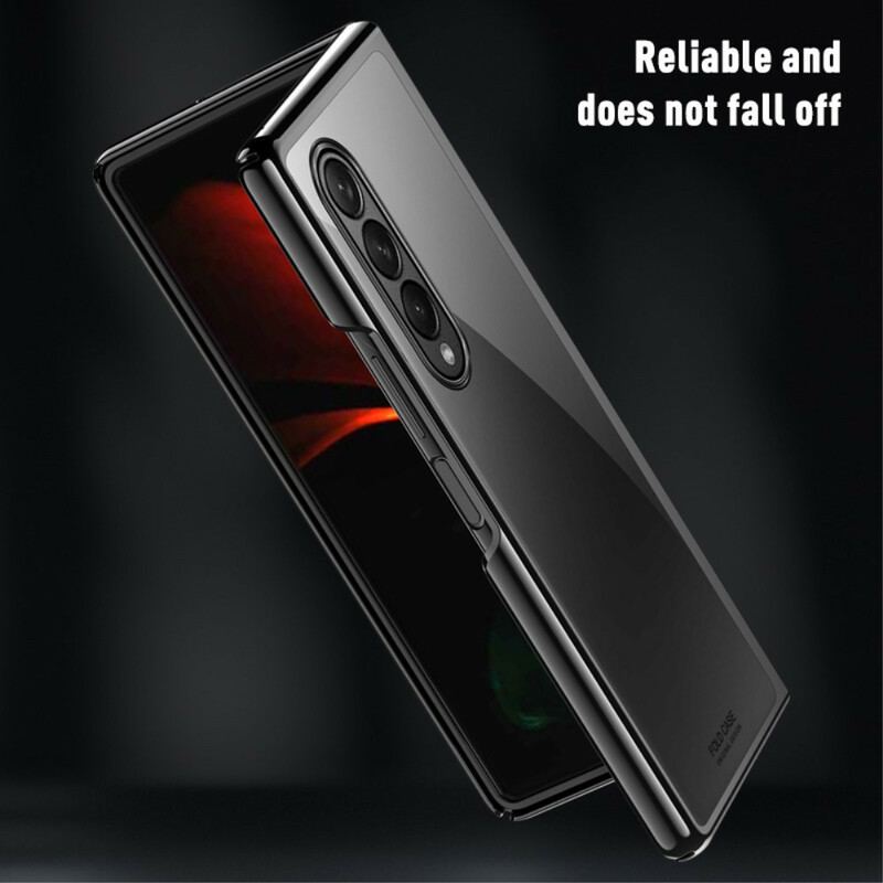 Cover Samsung Galaxy Z Fold 3 5G Gennemsigtige Metalliske Kanter