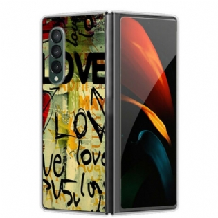 Cover Samsung Galaxy Z Fold 3 5G Kærlighed Og Kærlighed
