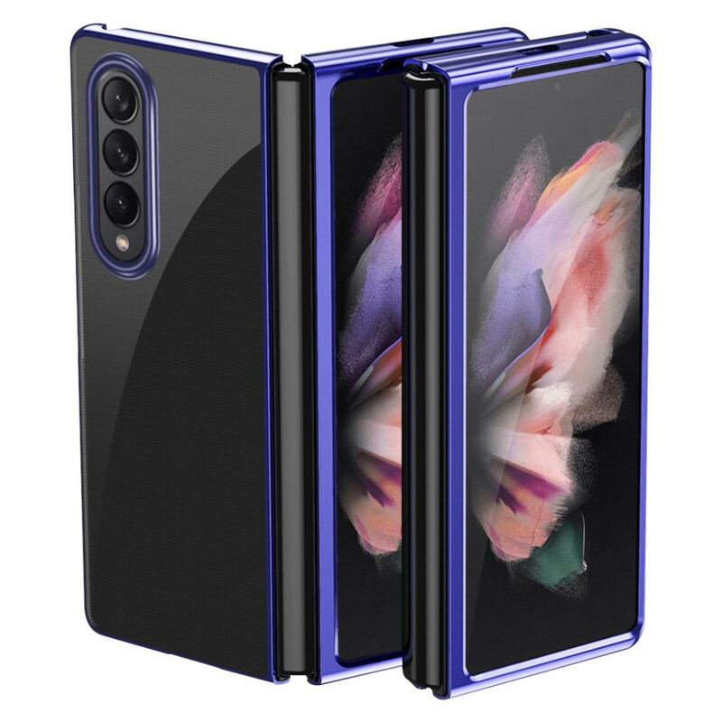 Cover Samsung Galaxy Z Fold 3 5G Kanter I Transparent Metalstil