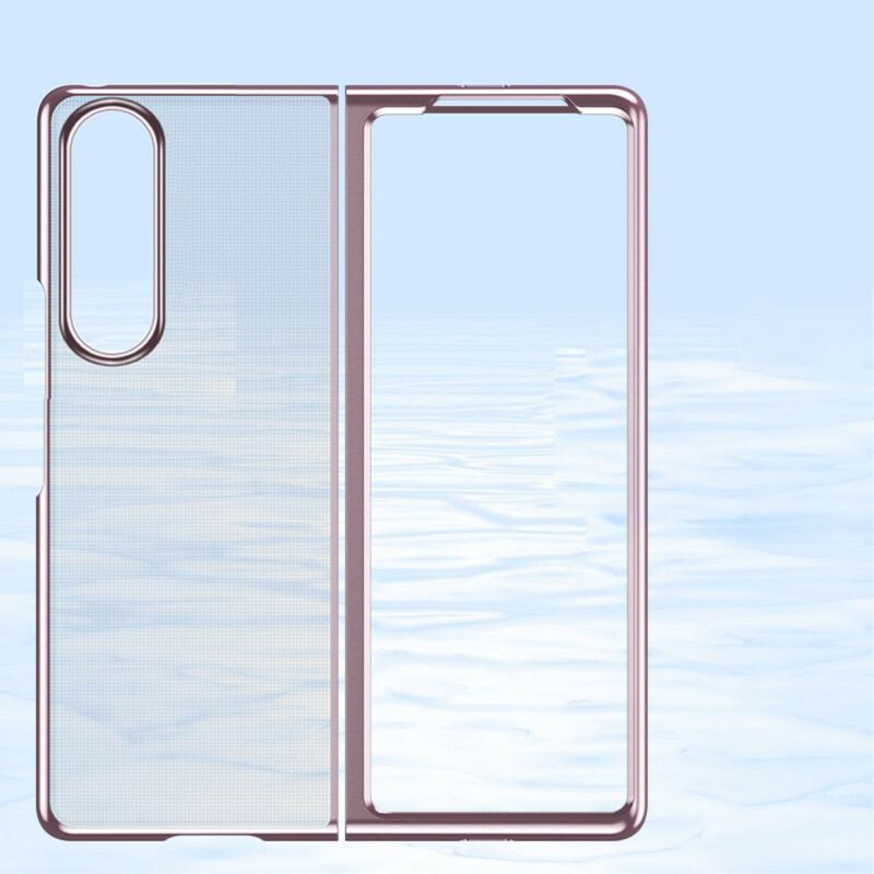 Cover Samsung Galaxy Z Fold 3 5G Kanter I Transparent Metalstil