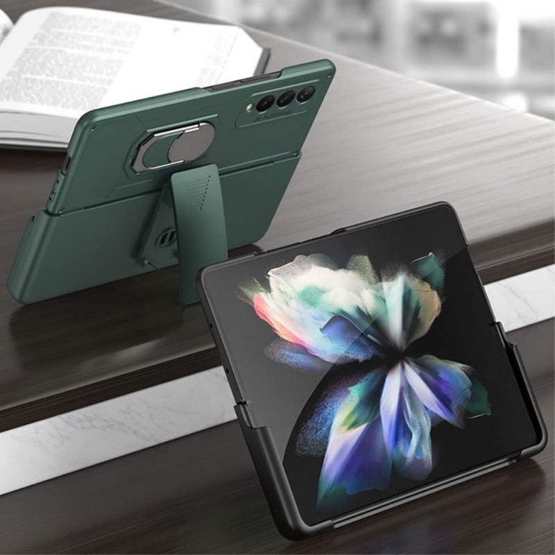 Cover Samsung Galaxy Z Fold 3 5G Med Ring Og Holder Gkk