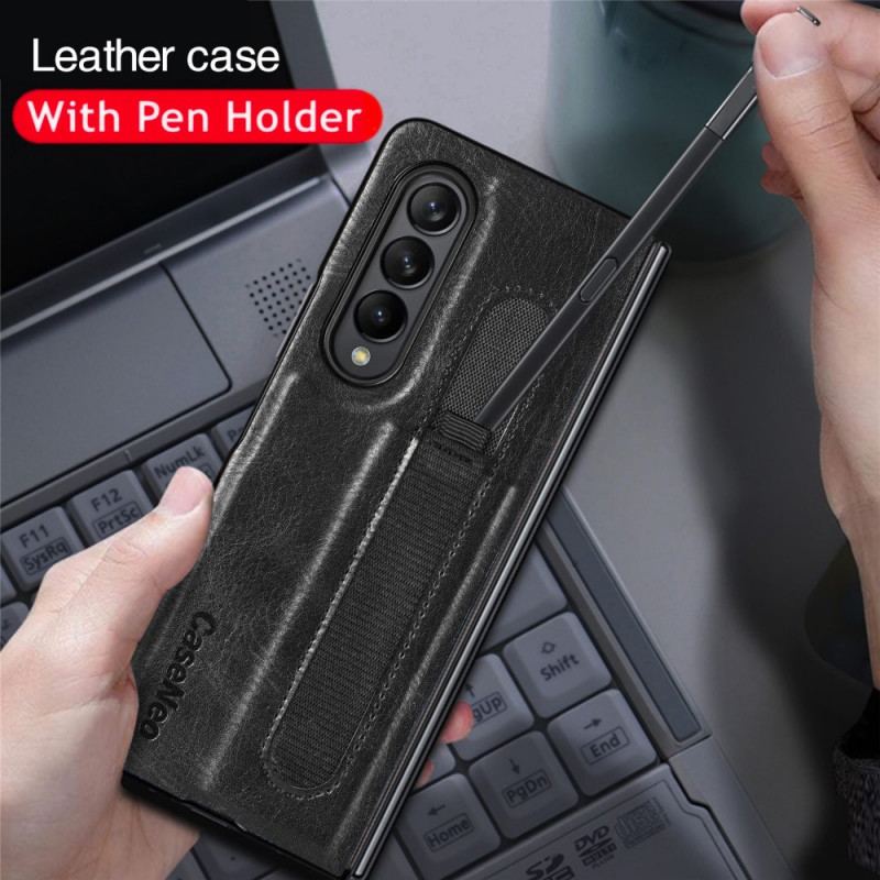 Cover Samsung Galaxy Z Fold 3 5G Style Læder Stylus Holder Caseneo