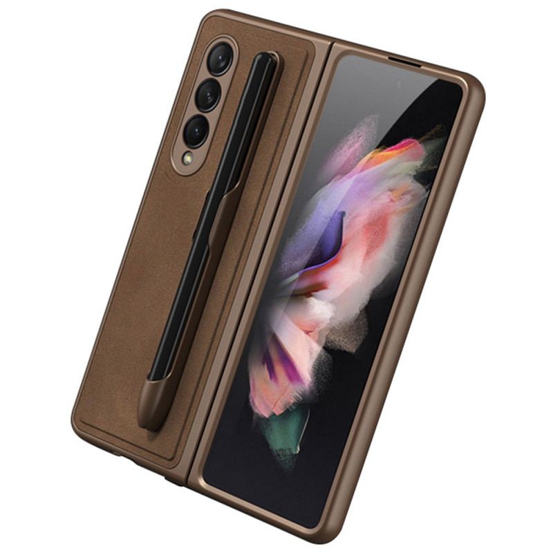 Cover Samsung Galaxy Z Fold 3 5G Stylusholder I Lædereffekt Gkk