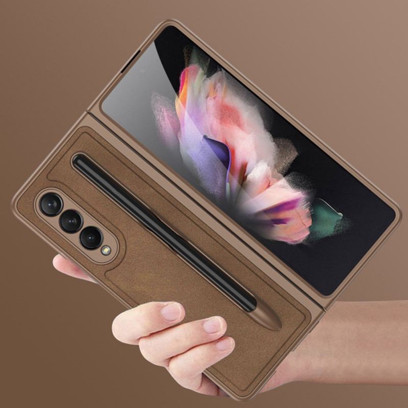 Cover Samsung Galaxy Z Fold 3 5G Stylusholder I Lædereffekt Gkk