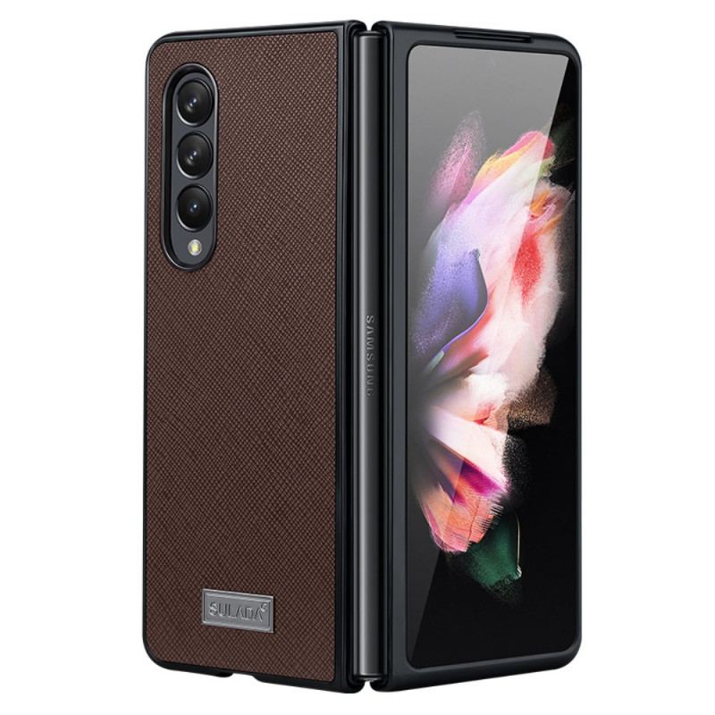 Cover Samsung Galaxy Z Fold 3 5G Sulada Tekstureret Kunstlæder