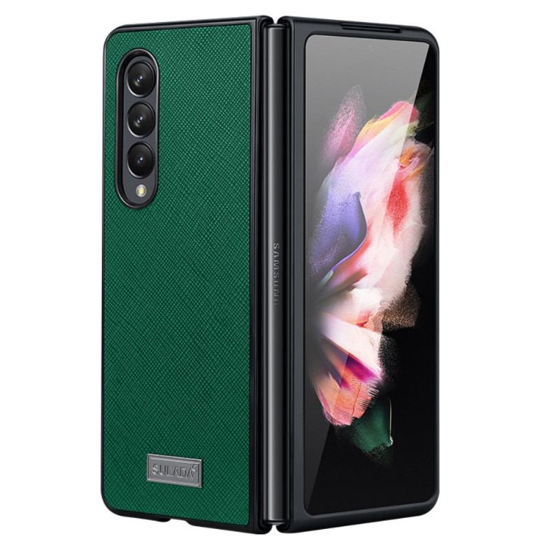 Cover Samsung Galaxy Z Fold 3 5G Sulada Tekstureret Kunstlæder