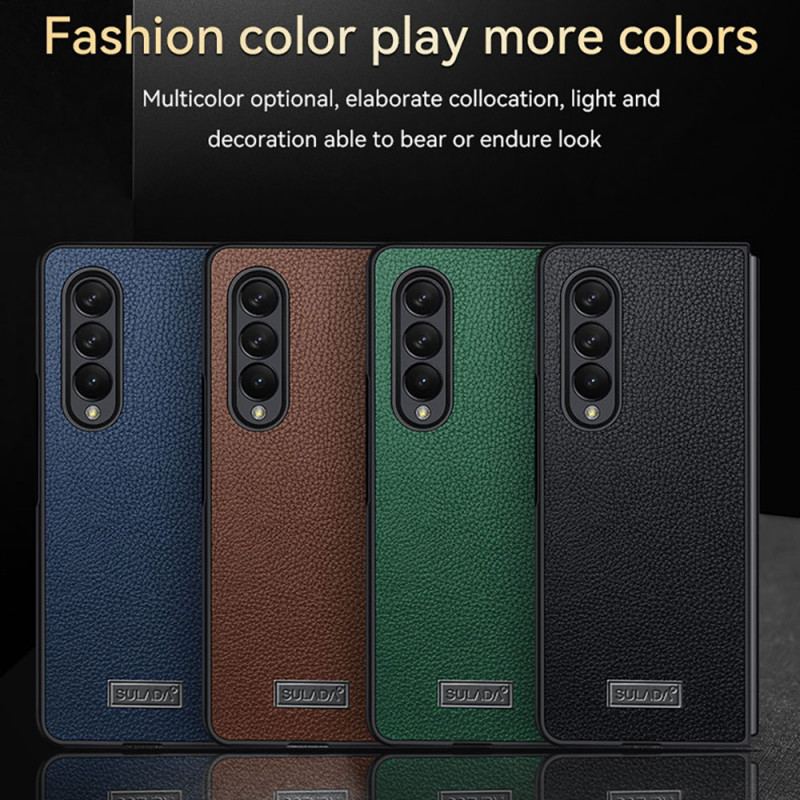 Cover Samsung Galaxy Z Fold 3 5G Sulada Tekstureret Kunstlæder