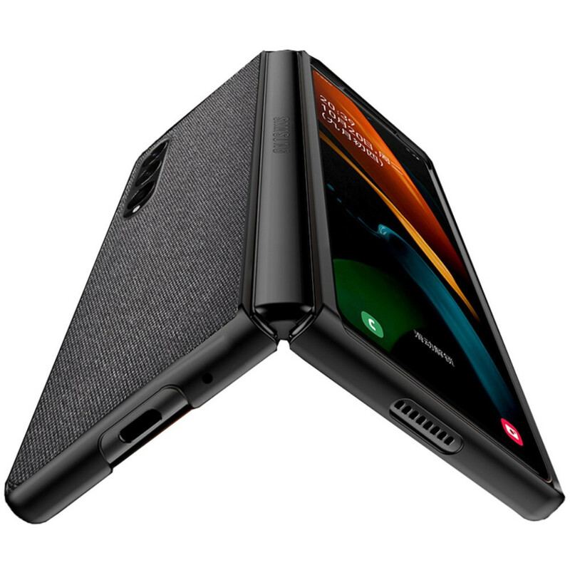 Cover Samsung Galaxy Z Fold 3 5G Tekstureret Lædereffekt