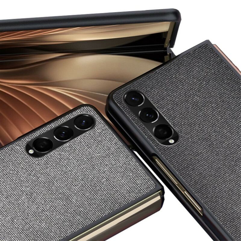 Cover Samsung Galaxy Z Fold 3 5G Tekstureret Lædereffekt