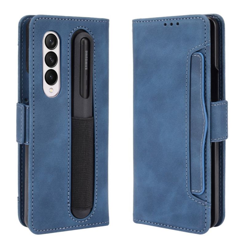 Flip Cover Samsung Galaxy Z Fold 3 5G Førsteklasses Stylusholder