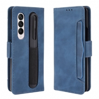 Flip Cover Samsung Galaxy Z Fold 3 5G Førsteklasses Stylusholder