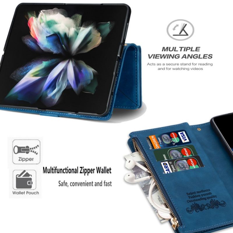 Flip Cover Samsung Galaxy Z Fold 3 5G Med Møntpung