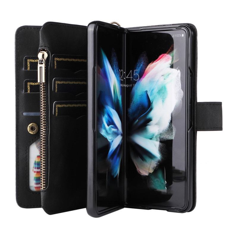 Flip Cover Samsung Galaxy Z Fold 3 5G Multifunktionskortholder