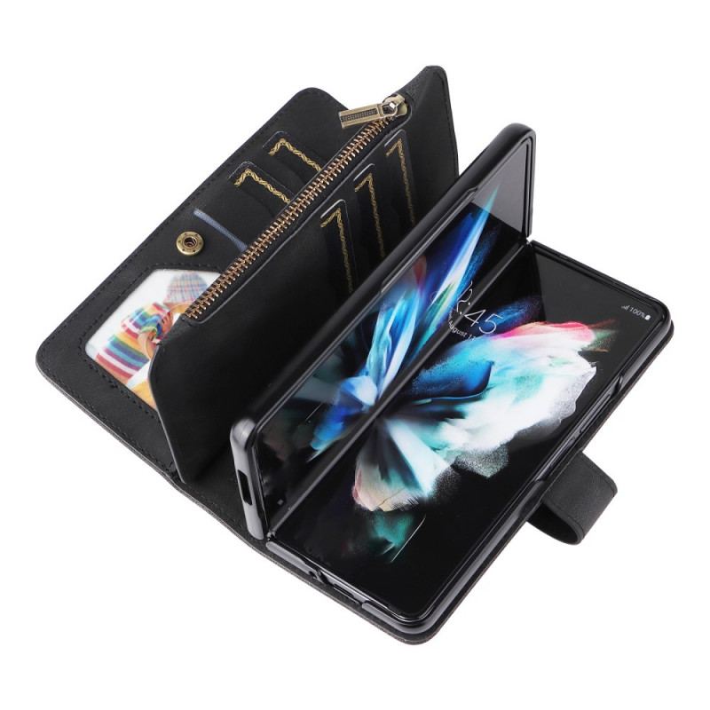 Flip Cover Samsung Galaxy Z Fold 3 5G Multifunktionskortholder