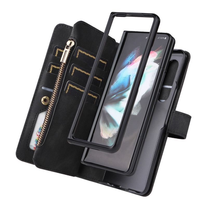 Flip Cover Samsung Galaxy Z Fold 3 5G Multifunktionskortholder