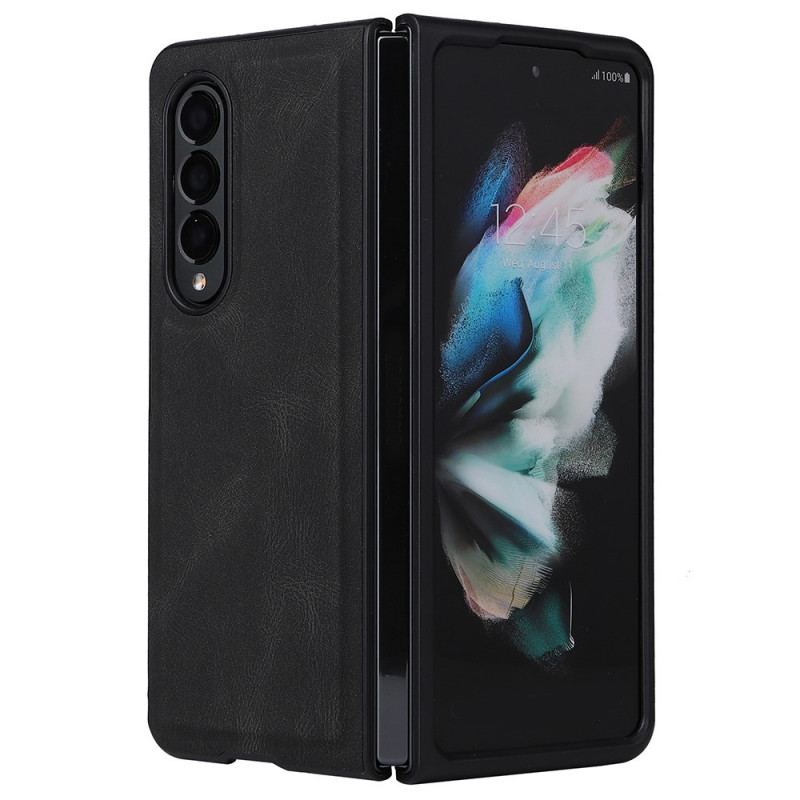 Flip Cover Samsung Galaxy Z Fold 3 5G Vintage Aftagelig