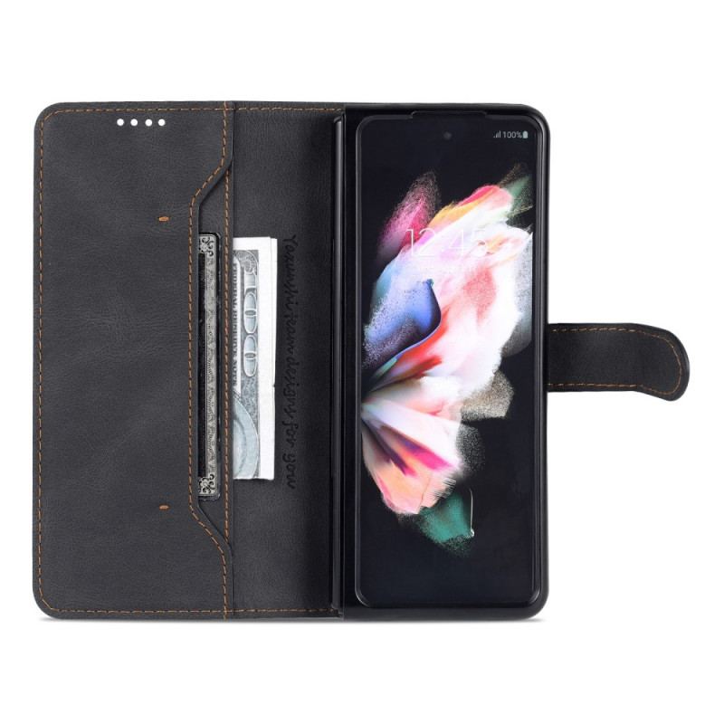 Læder Cover Samsung Galaxy Z Fold 3 5G Azns Læderstyling