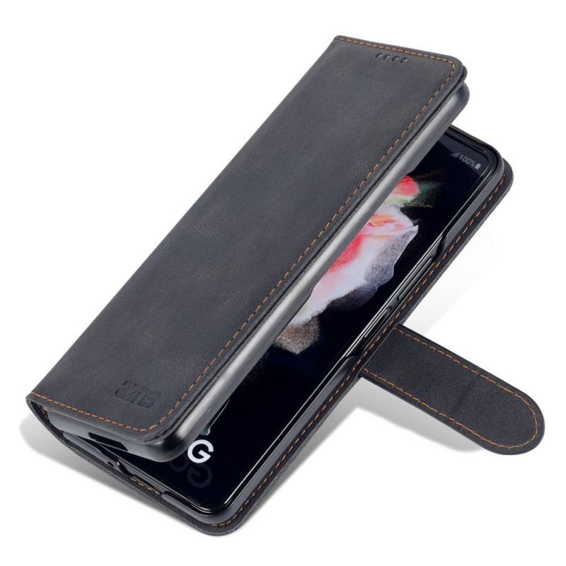 Læder Cover Samsung Galaxy Z Fold 3 5G Azns Læderstyling