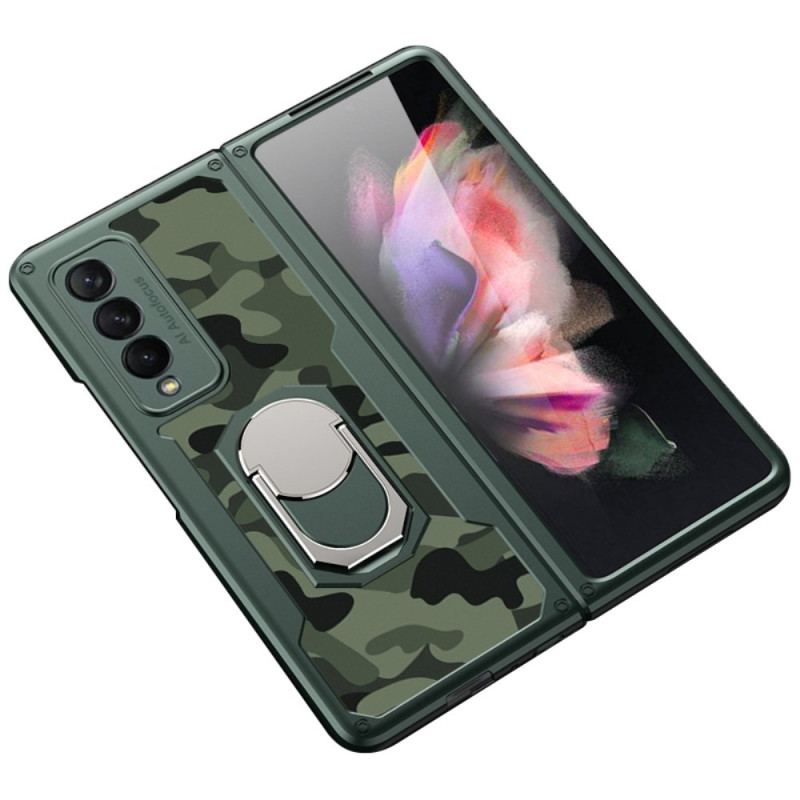 Mobilcover Samsung Galaxy Z Fold 3 5G Camouflage Ring-support Gkk