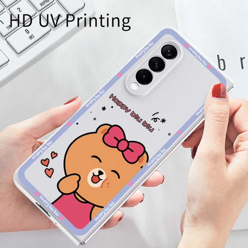 Mobilcover Samsung Galaxy Z Fold 3 5G Girly Bear