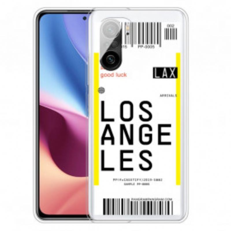 Cover Xiaomi Mi 11i 5G Boardingkort Til Los Angeles